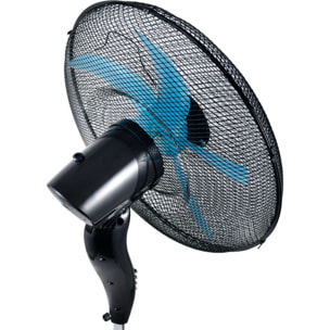 Ventilatore Ardes EASY 50PB a Piantana 50 cm Base Tonda Nero Blu