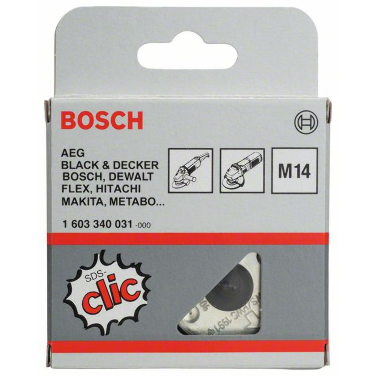 Écrou de serrage BOSCH SDS clic M14 - pour meuleuse - 1603340031