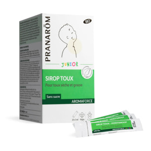Pranarom - Sirop toux junior - Dispositif Médical - Bio - 20 X 5 ml