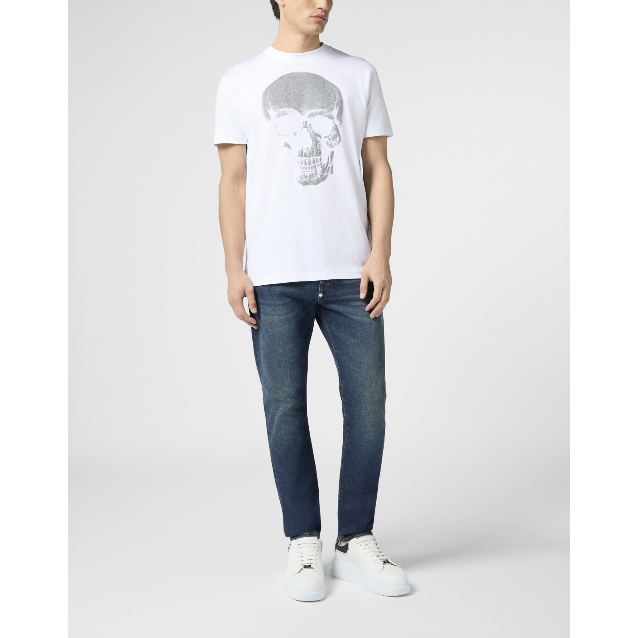 PHILIPP PLEIN Super Straight Cut Jeans Basic Cocco Label