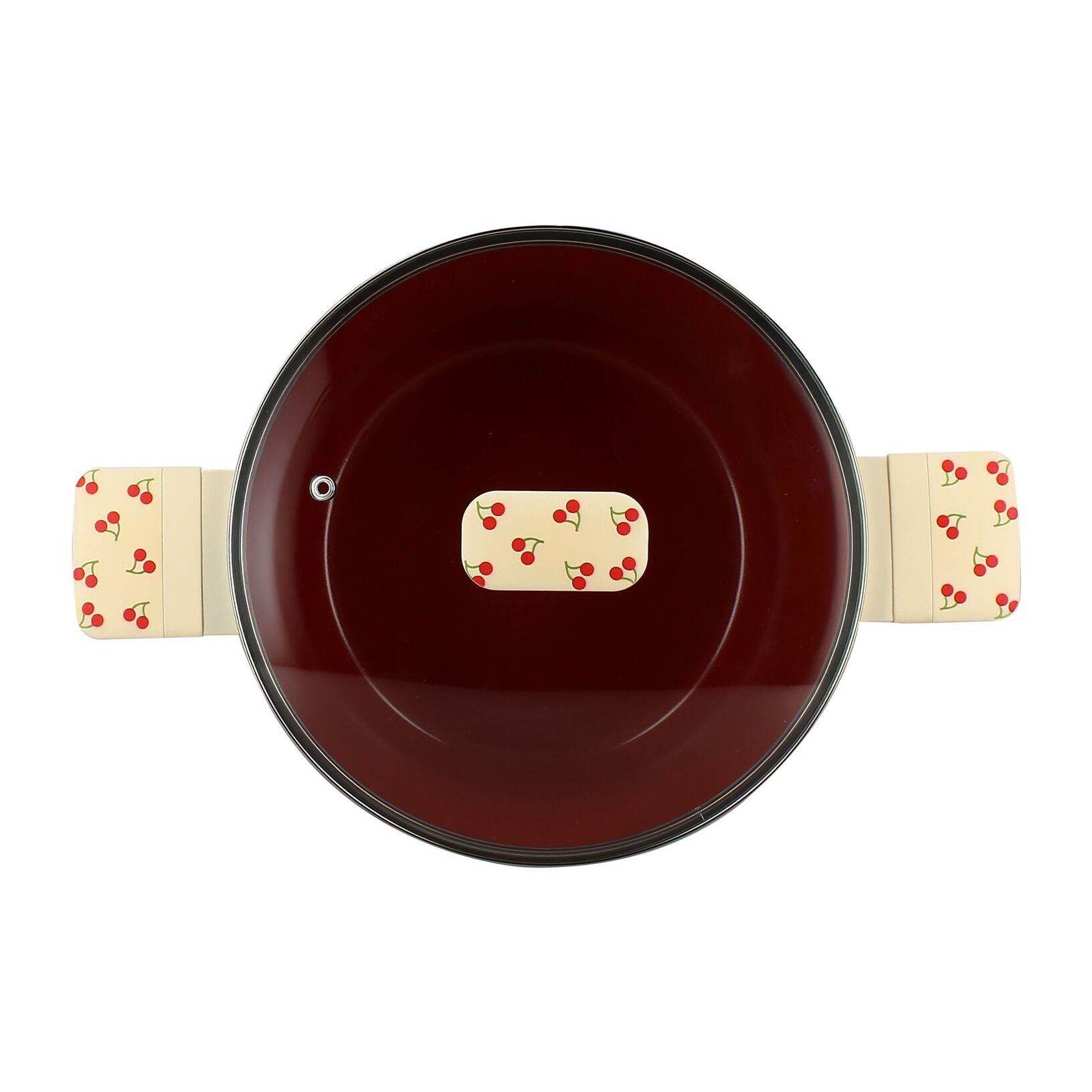 Faitout 24cm en aluminium cerise - tous feux CERISE