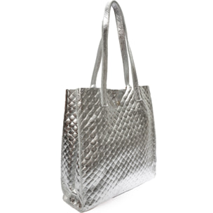 Borsa a tracolla Anna Luchini Argentato