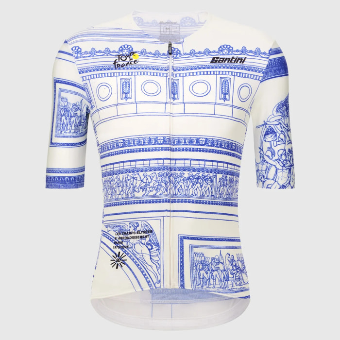 Tour De France Arrivée Arc De Triomphe Jersey - Blanc - Blanc