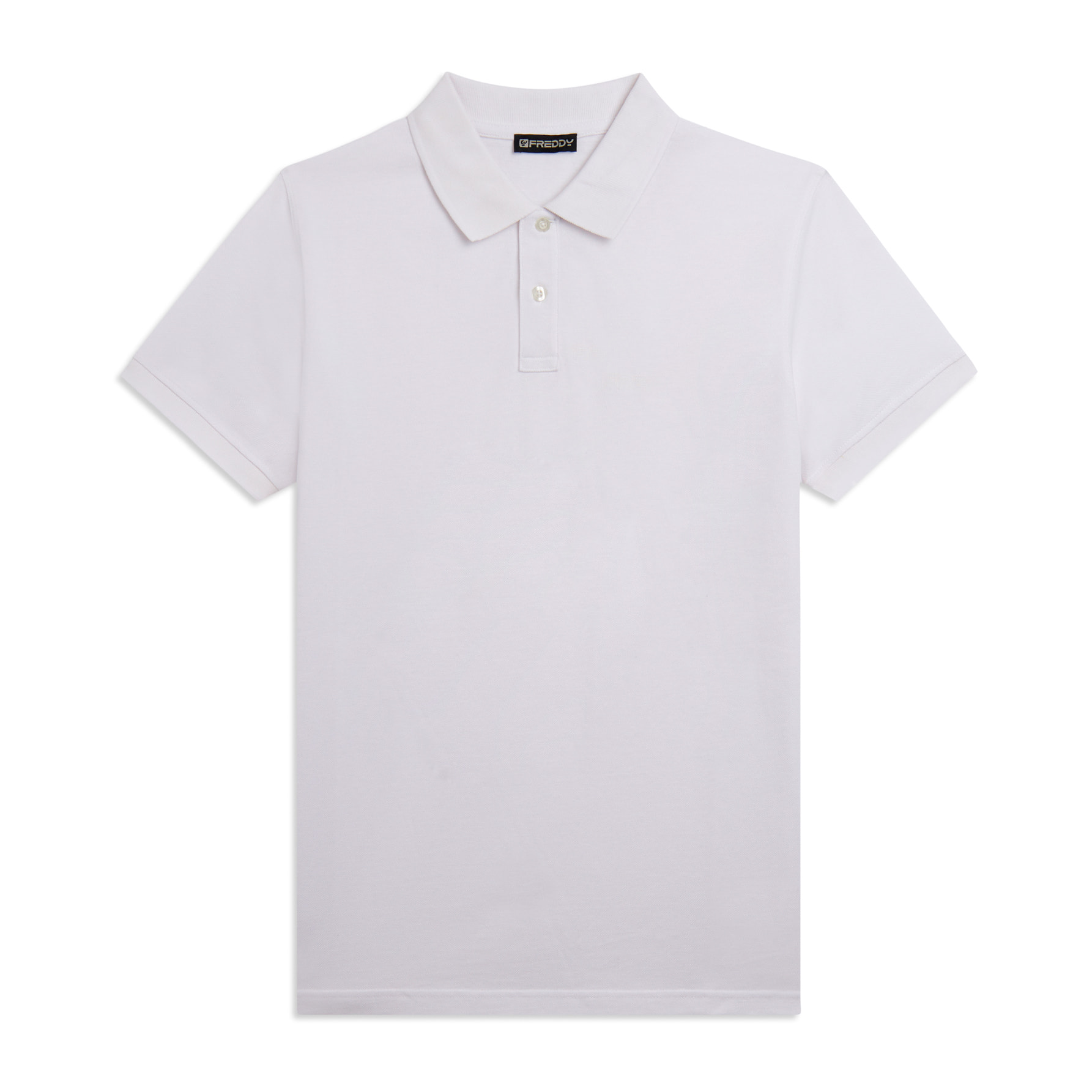 Polo Uomo Freddy in Piquet di Cotone con Logo Outline