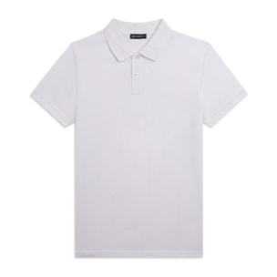Polo Uomo Freddy in Piquet di Cotone con Logo Outline