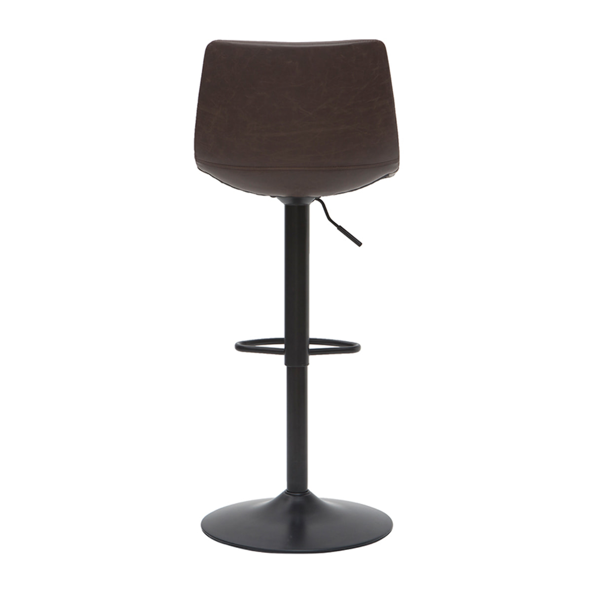 Tabourets de bar vintage réglables pivotants marron (lot de 2) NEW ROCK