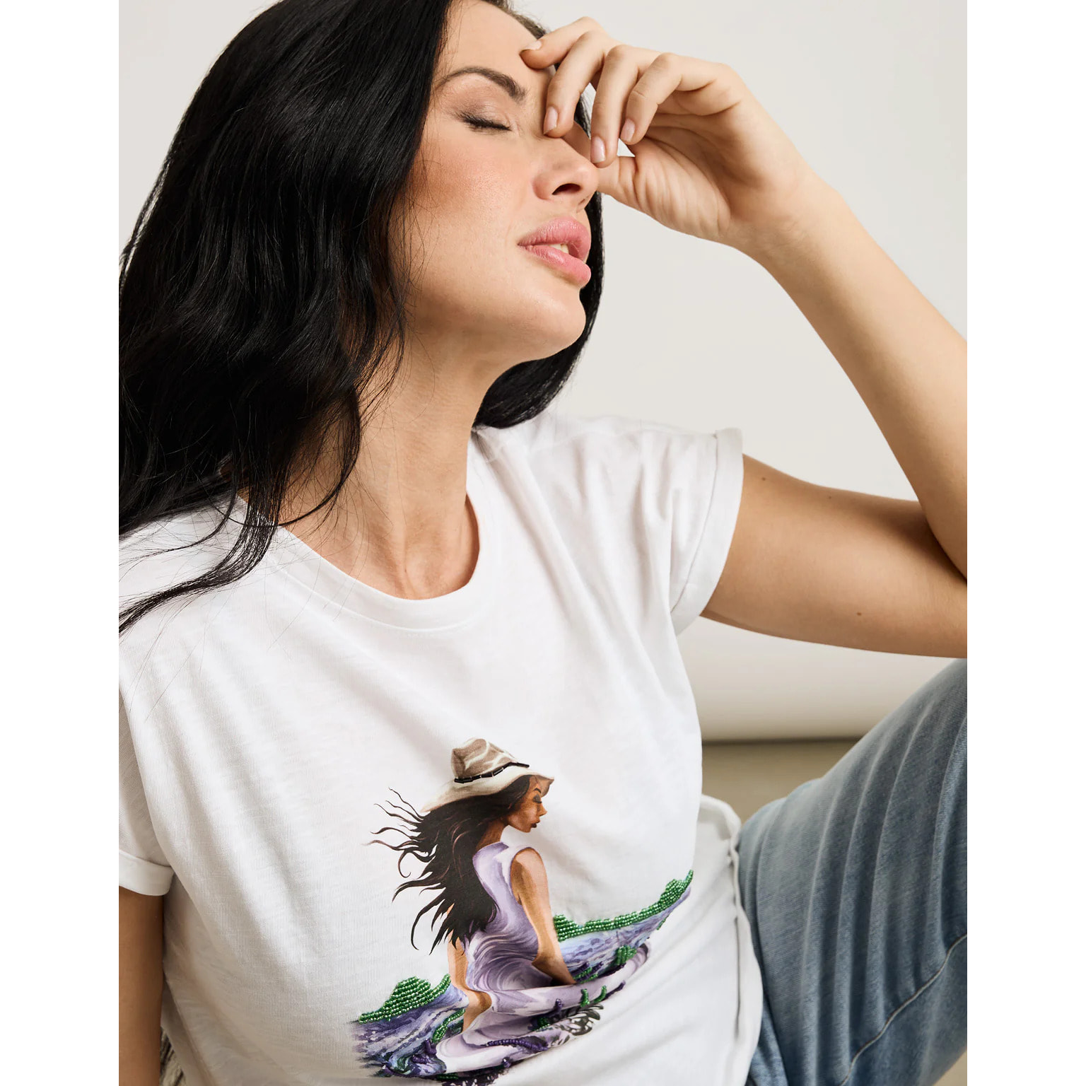Camiseta Manga Corta Blanco - Sorollina