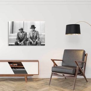 Tableau Belmondo et Delon dans Borsalino Tableau plexiglas