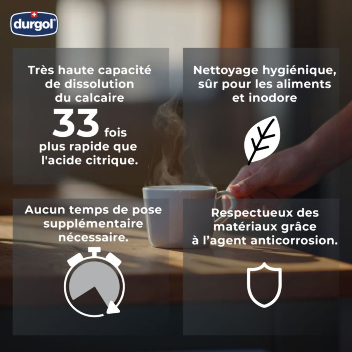 Détartrant DURGOL Swiss espresso 2x125ml