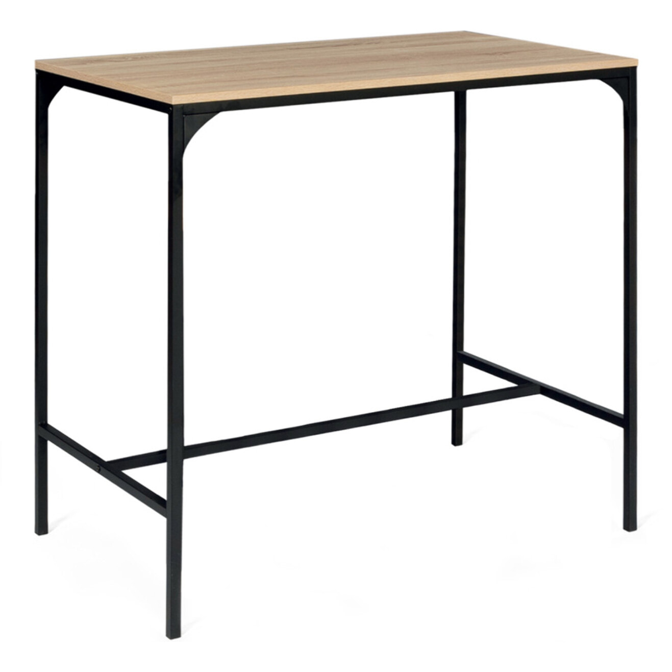 Table haute repas Memphis  95cm + 2 tabourets