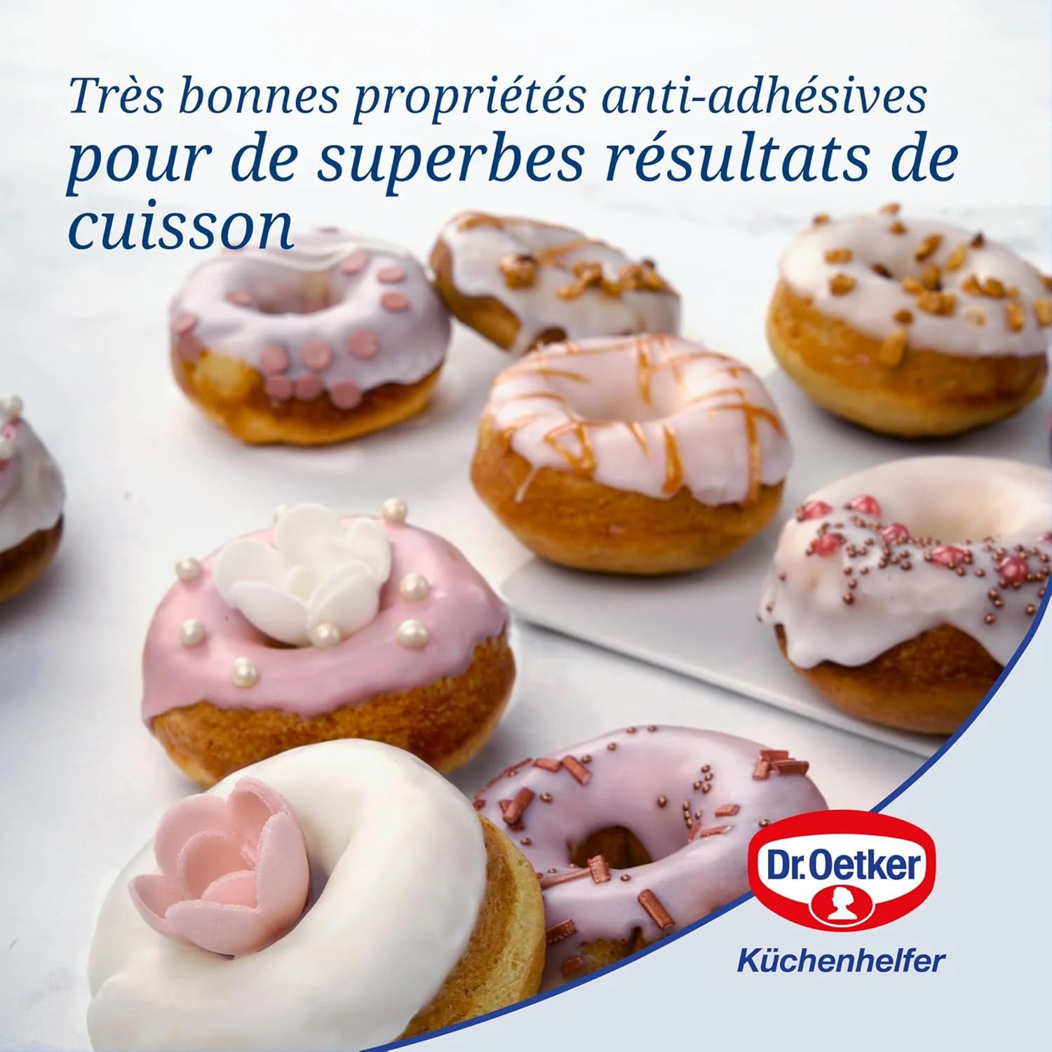 Moule donut et bagel 12 empreintes 26,5 x 38,5 cm Dr. Oetker Tradition