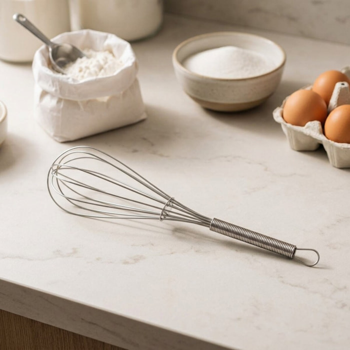 Fouet de cuisine et pâtisserie en inox 25 cm Zenker