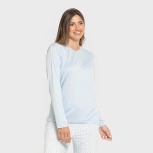 Pigiama lungo da donna soft clau