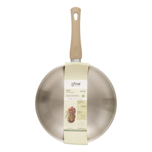 Poêle Solstice D26cm aluminium beige