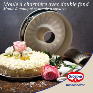 Moule à manqué à charnière avec fond à savarin Dr Oetker Back-Trend