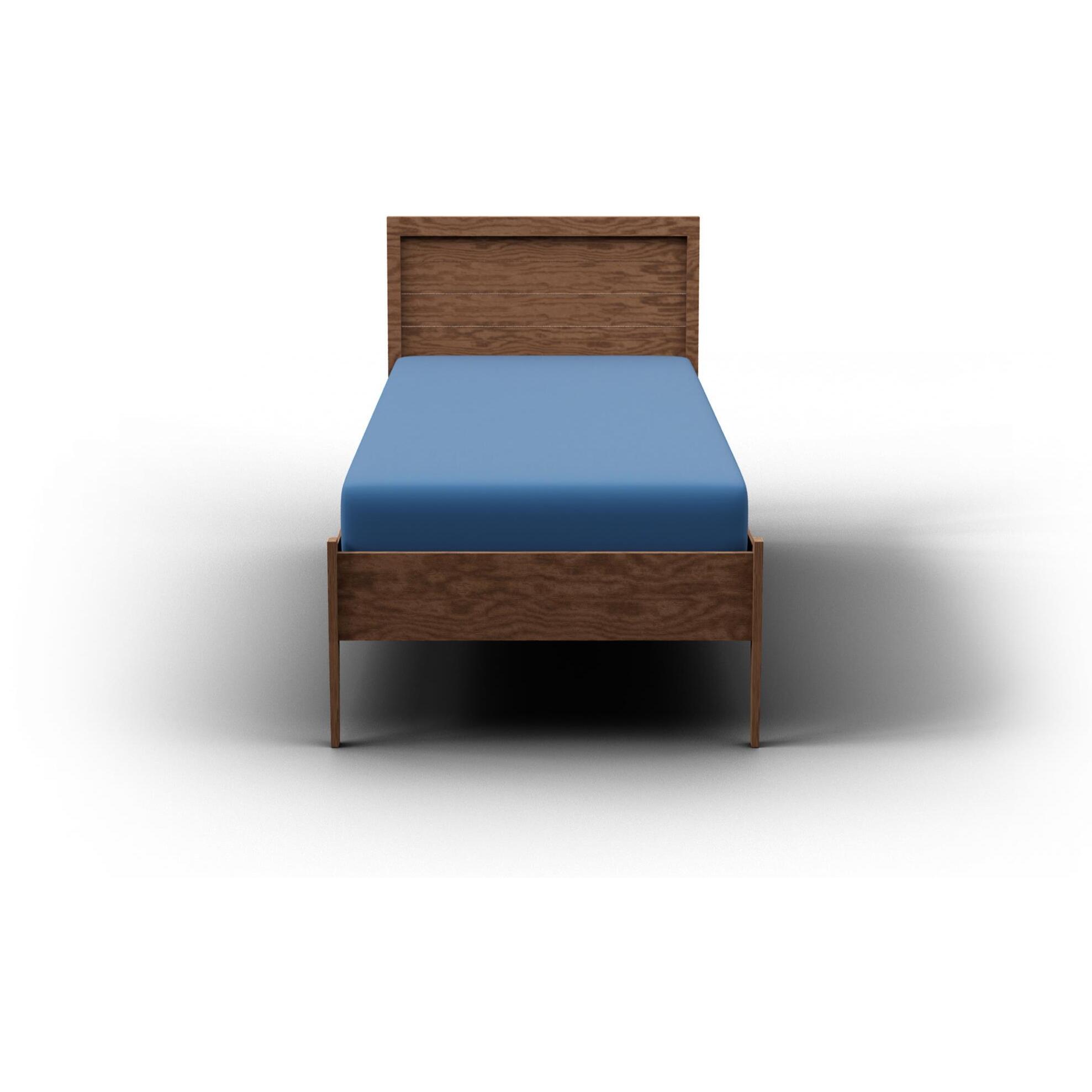 Sábana bajera para cama en color azul rainbow benetton