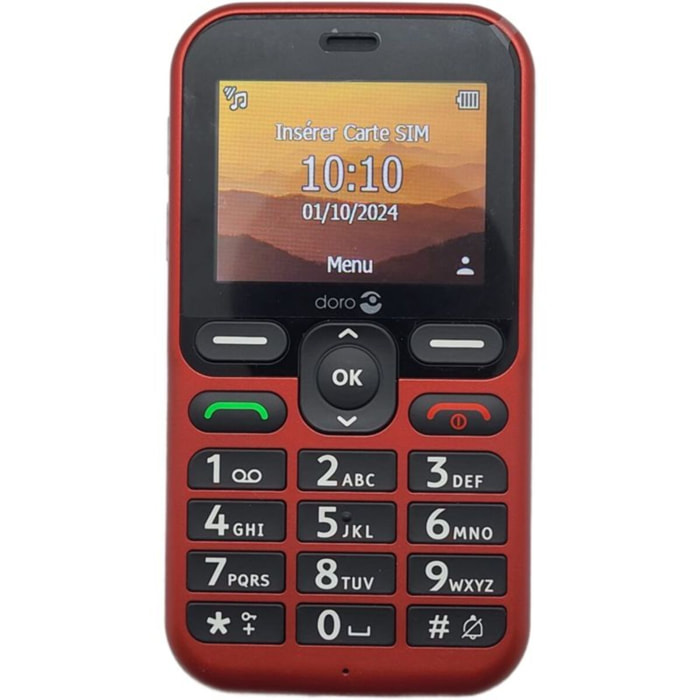 Téléphone portable DORO Leva L10 Rouge