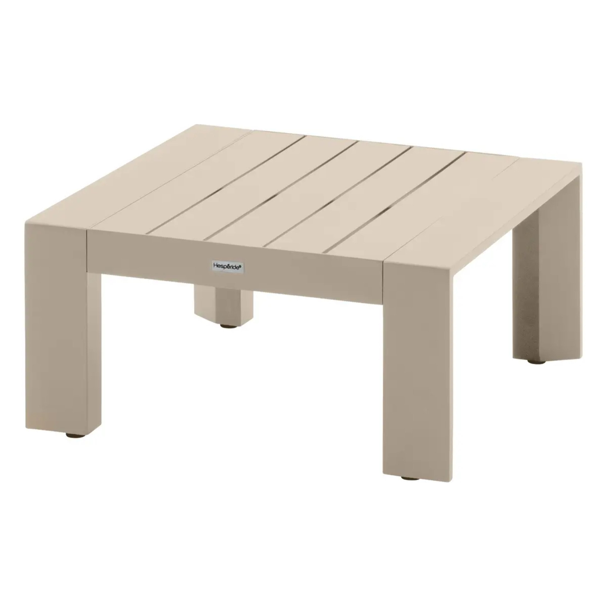 Pouf de jardin "Évasion" argile aluminium et oléfine