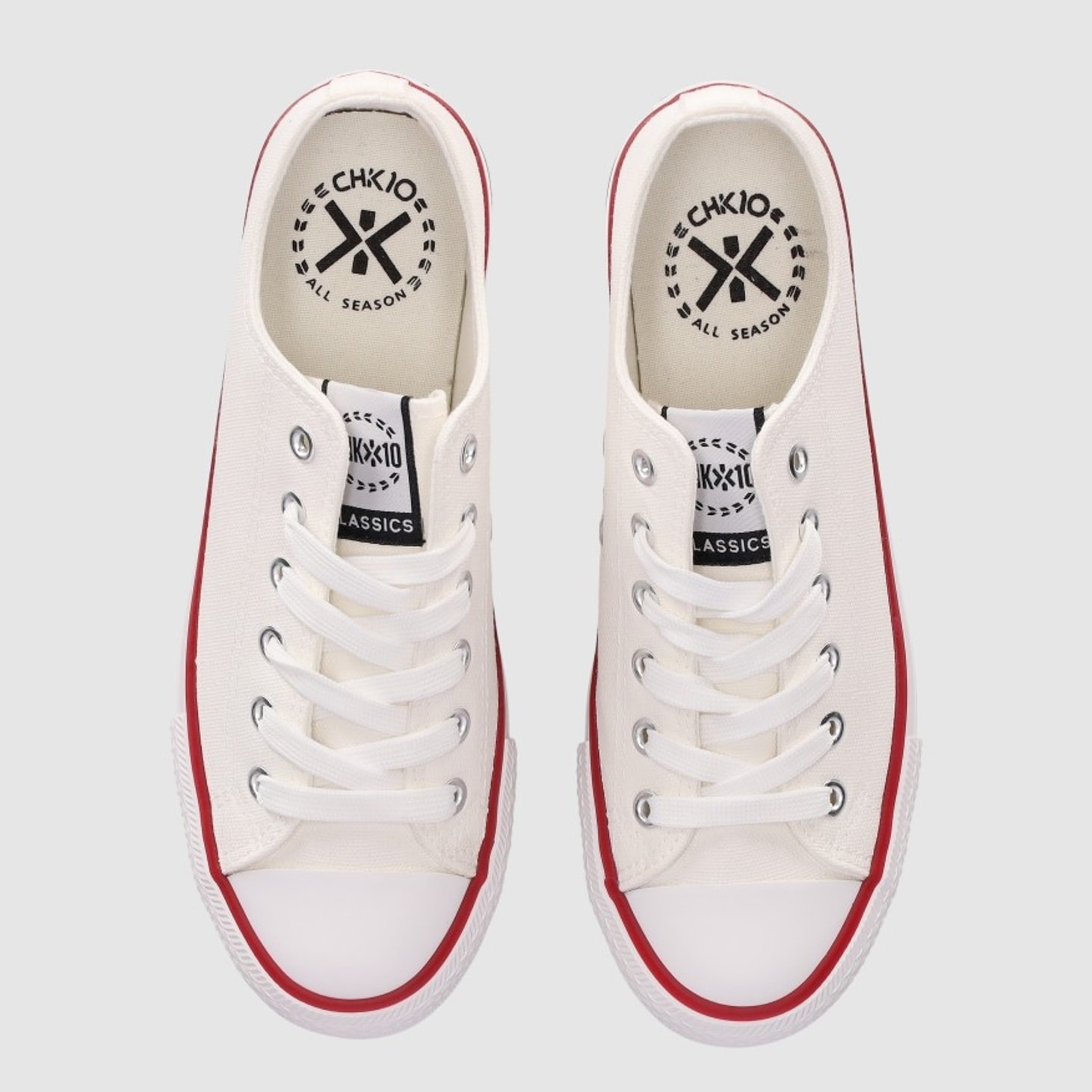 Deportivos de Tejido - Blanco - Tacón: Bajo