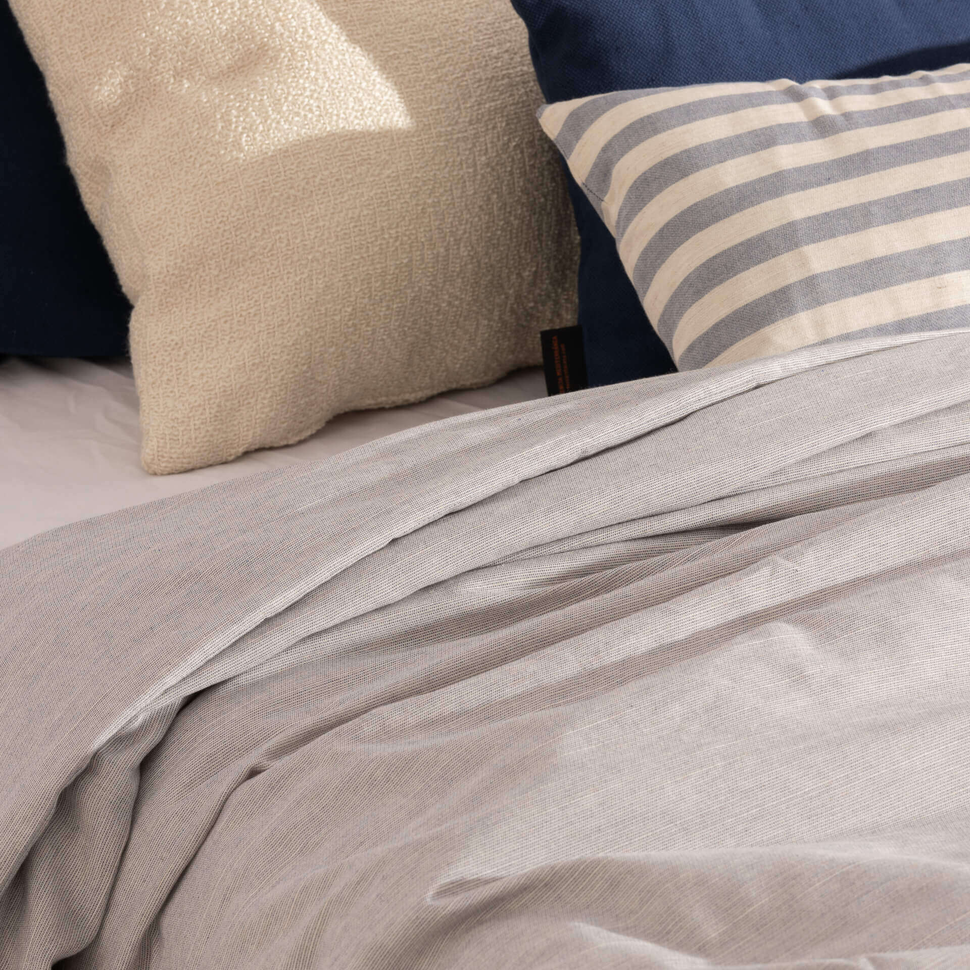 Housse de couette jacquard Elche Bleu