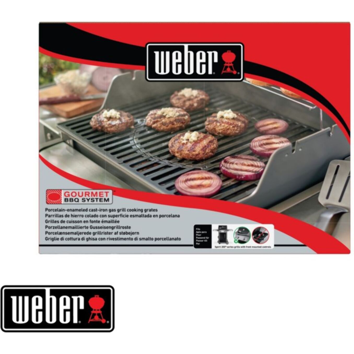 Grille barbecue WEBER GBS Gourmet BBQ System pour Spirit 200