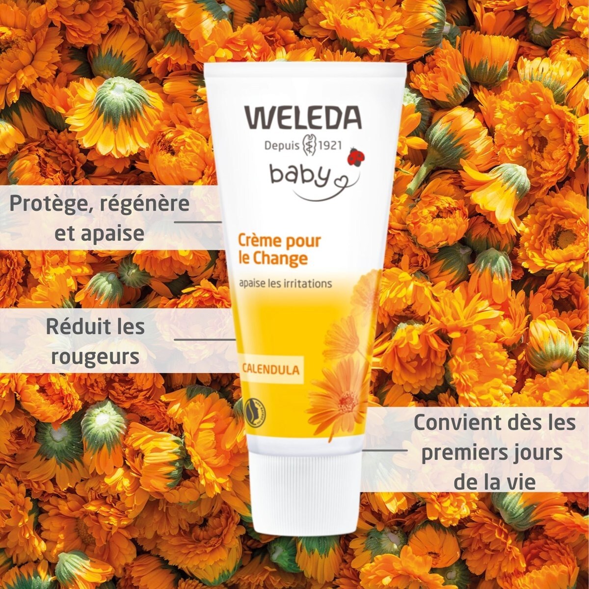 WELEDA -  Coffret Bébé 4 Produits + Cape de Bain 2024