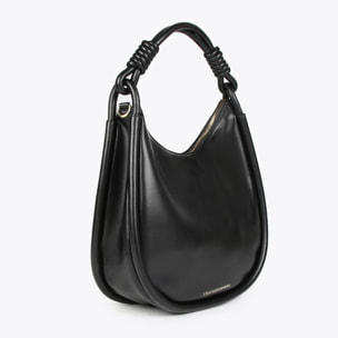 Borsa hobo con manici rotondi