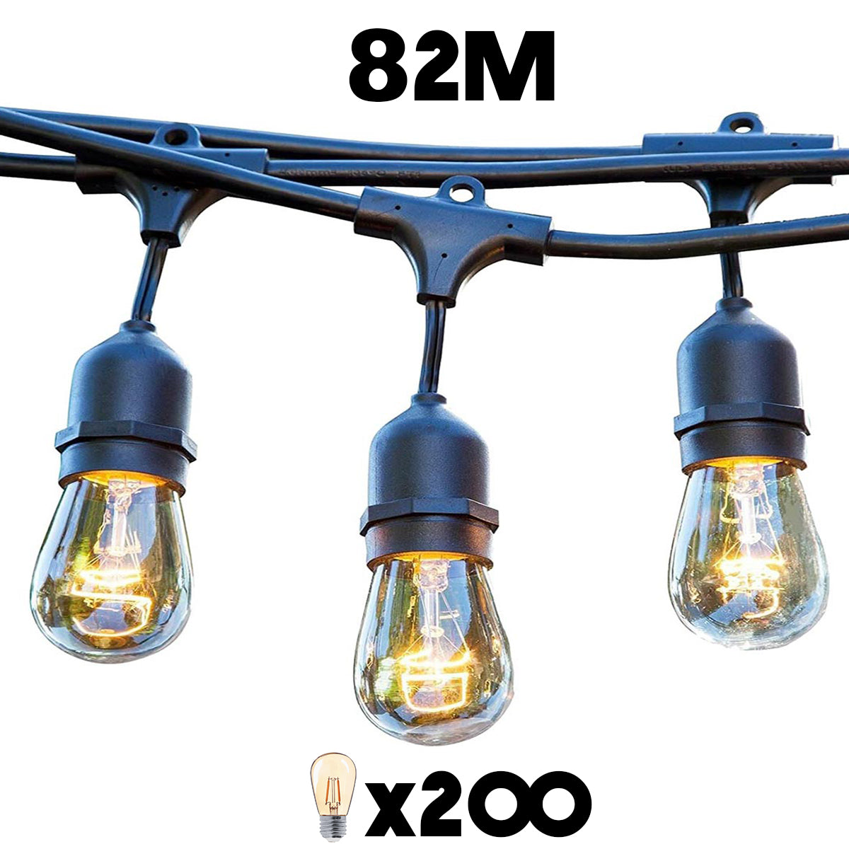 Guirlande connectable MAFY 200 ampoules E27 82M