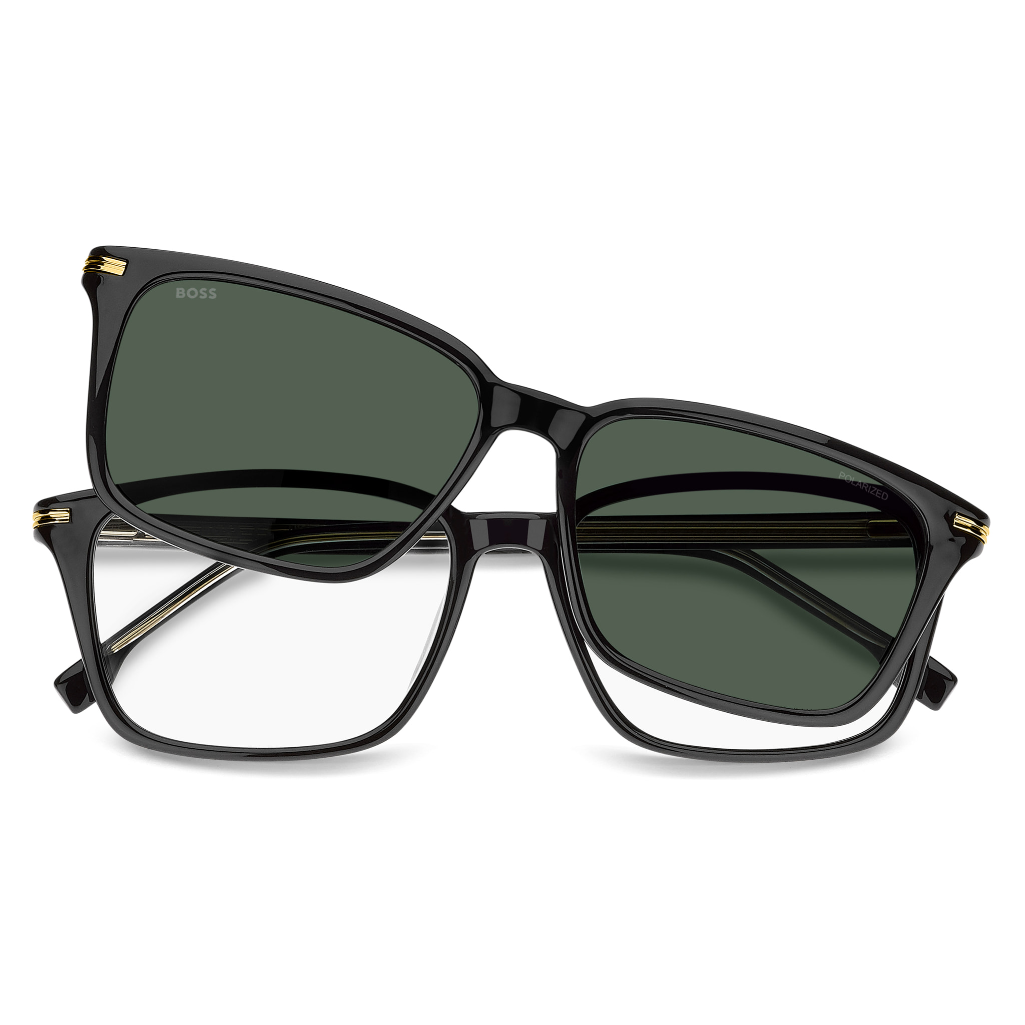 Gafas de Vista Hugo Boss 1847/G/C 807 Polarizadas de Tr90 Hombre 55 mm