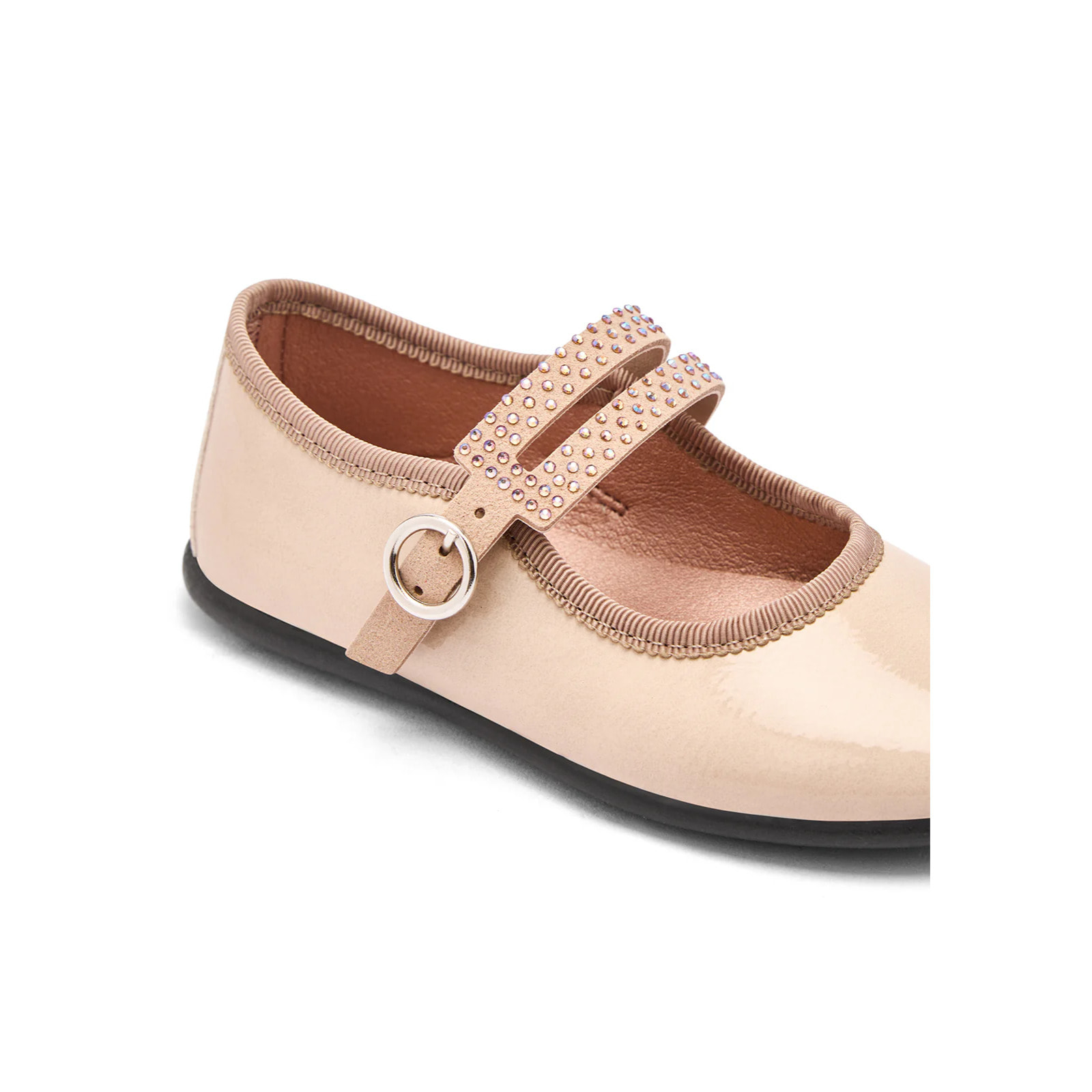 Scarpe Mary Jane in vernice per bambine con chiusura a fibbia