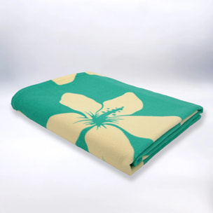 Serviette de plage microfibre - Alyzee - 140x170cm - 220g/m²