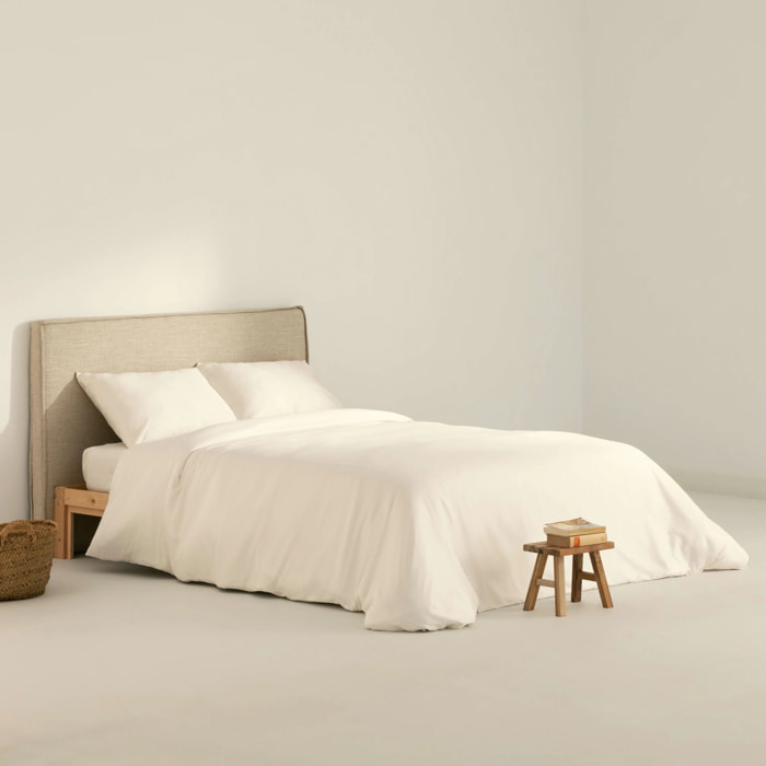 Housse de couette en satin 157 fils Natural