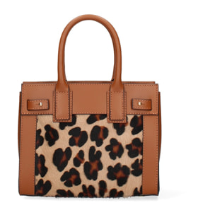 Borsa a mano da donna Made in Italy - Modello Oriana Plus - Vera pelle - 8.5 x 11.5 x 4.0 cm