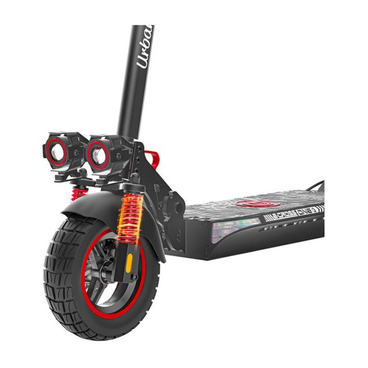 Trottinette Électrique UrbanGlide eCross ONE Bleu – 600W – 48V 10,4Ah – Autonomie 50km – Tout-Terrain