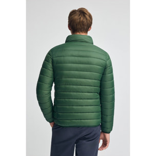 Chaqueta Chuck Embroidery verde botella con logo Rigby Go