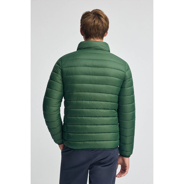 Chaqueta Chuck Embroidery verde botella con logo Rigby Go