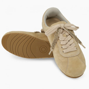 ZAPATILLAS DEPORTIVAS BEIGE A-DUERO