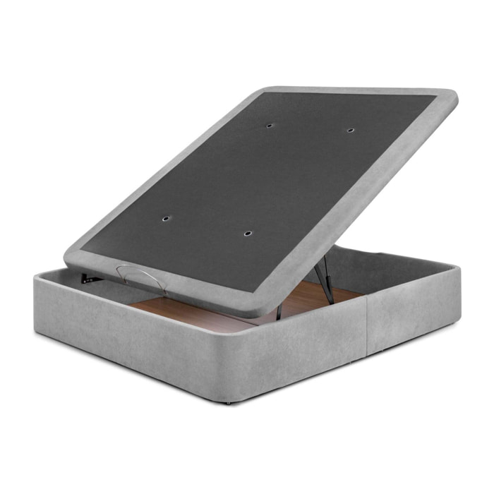 Canapé abatible tela, gran capacidad y alta durabilidad Montaje incluido