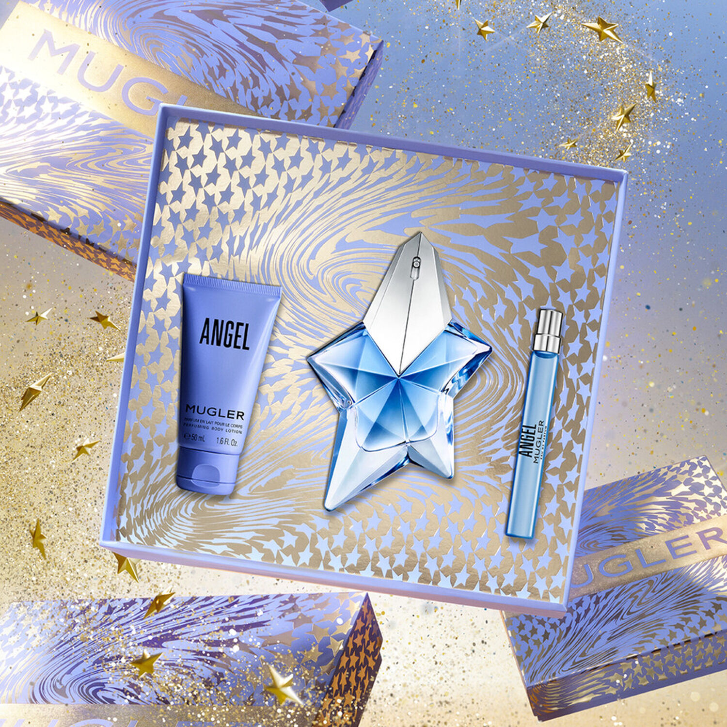 Angel - Coffret Eau de Parfum 50ml + Lait Corps 50ml + Format Voyage 10ml