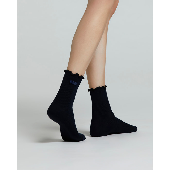 CALZA COTONE SOFORA CON FIOCCO