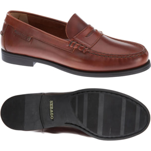 Mocassini Sebago Donna Marrone PLAZA II FGL BRUSHED W