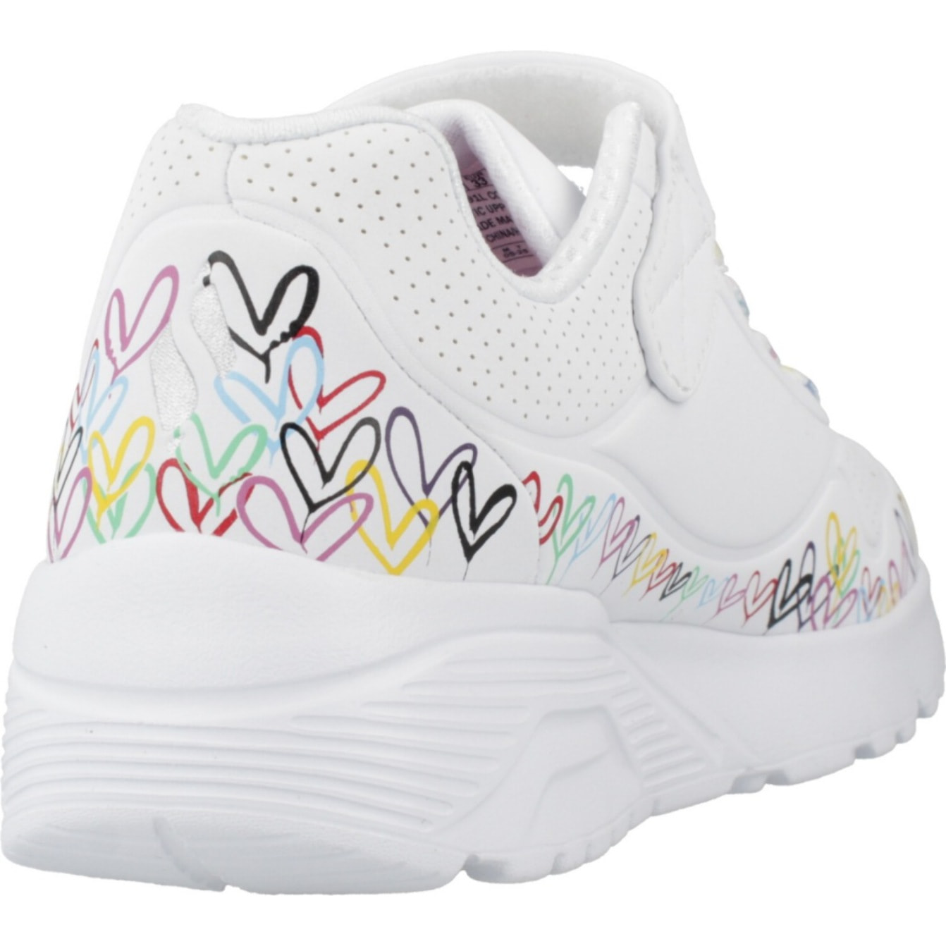 Zapatillas Niña Uno Lite Heart Craze Blanco