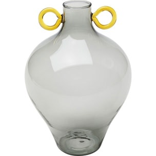 Vase Amore Handle gris 23cm Kare Design