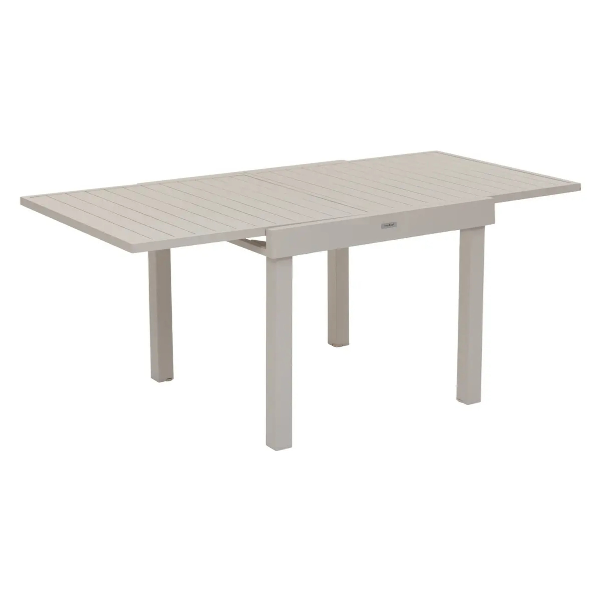 Table de jardin extensible "Piazza" argile 8 places en aluminium traité en epoxy