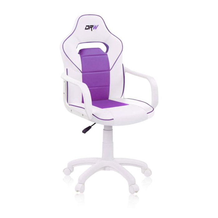 Silla gaming DRW Blanco - Morado DRW