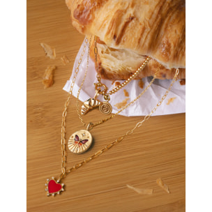 Collar Amour Baño Oro