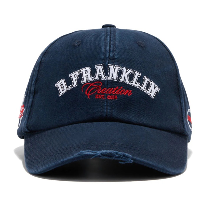 Gorra Varsity Unisex Color Lavado Azul Marino