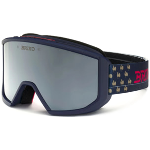 Maschere /Occhiali Protettivi Briko Uomo Donna Blu Vulcano Mask France