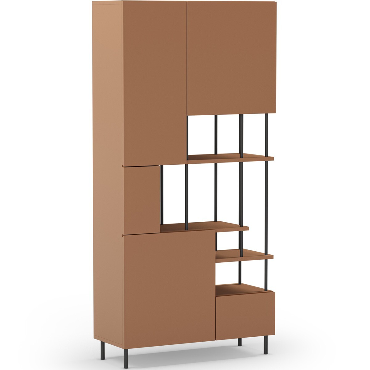 Bibliothèque 5 portes - LISE