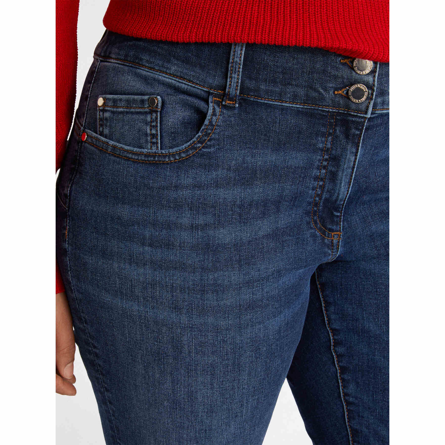 Fiorella Rubino - Jeggings con occhielli al fondo - Blu